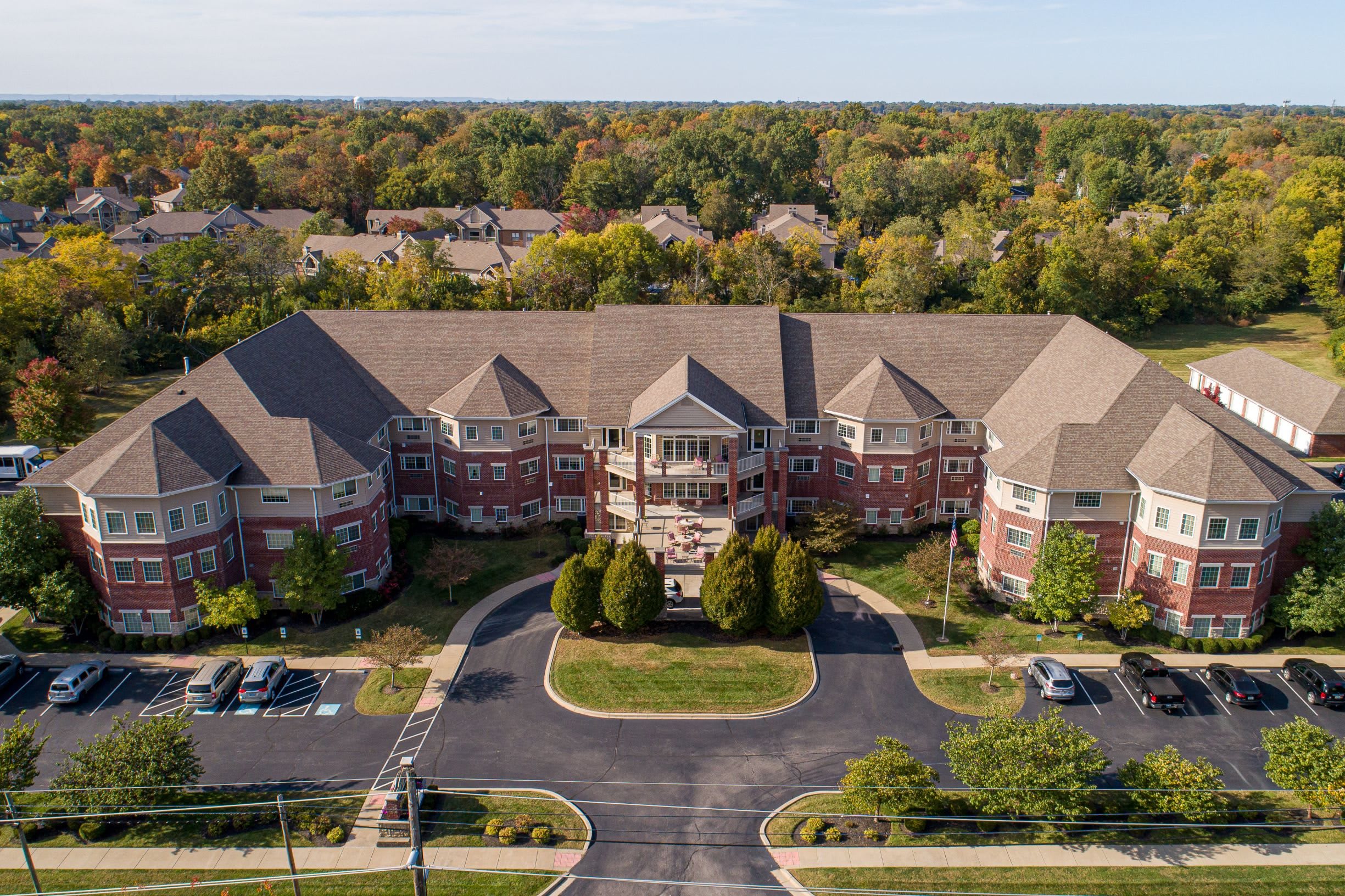 Magnolia Springs Louisville aerial view of community