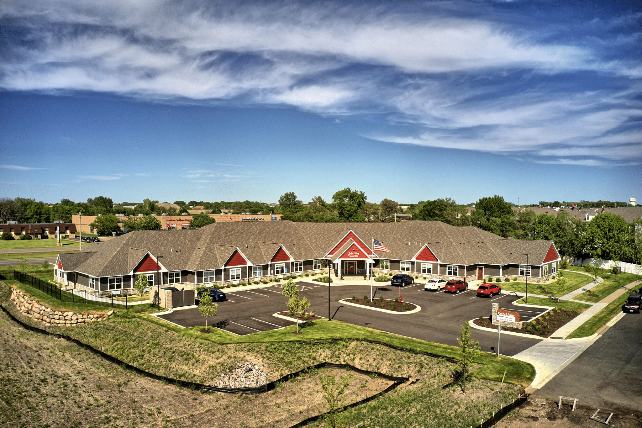 Suite Living - Ramsey aerial view of community