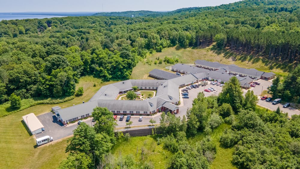 Brookridge Heights aerial view of community