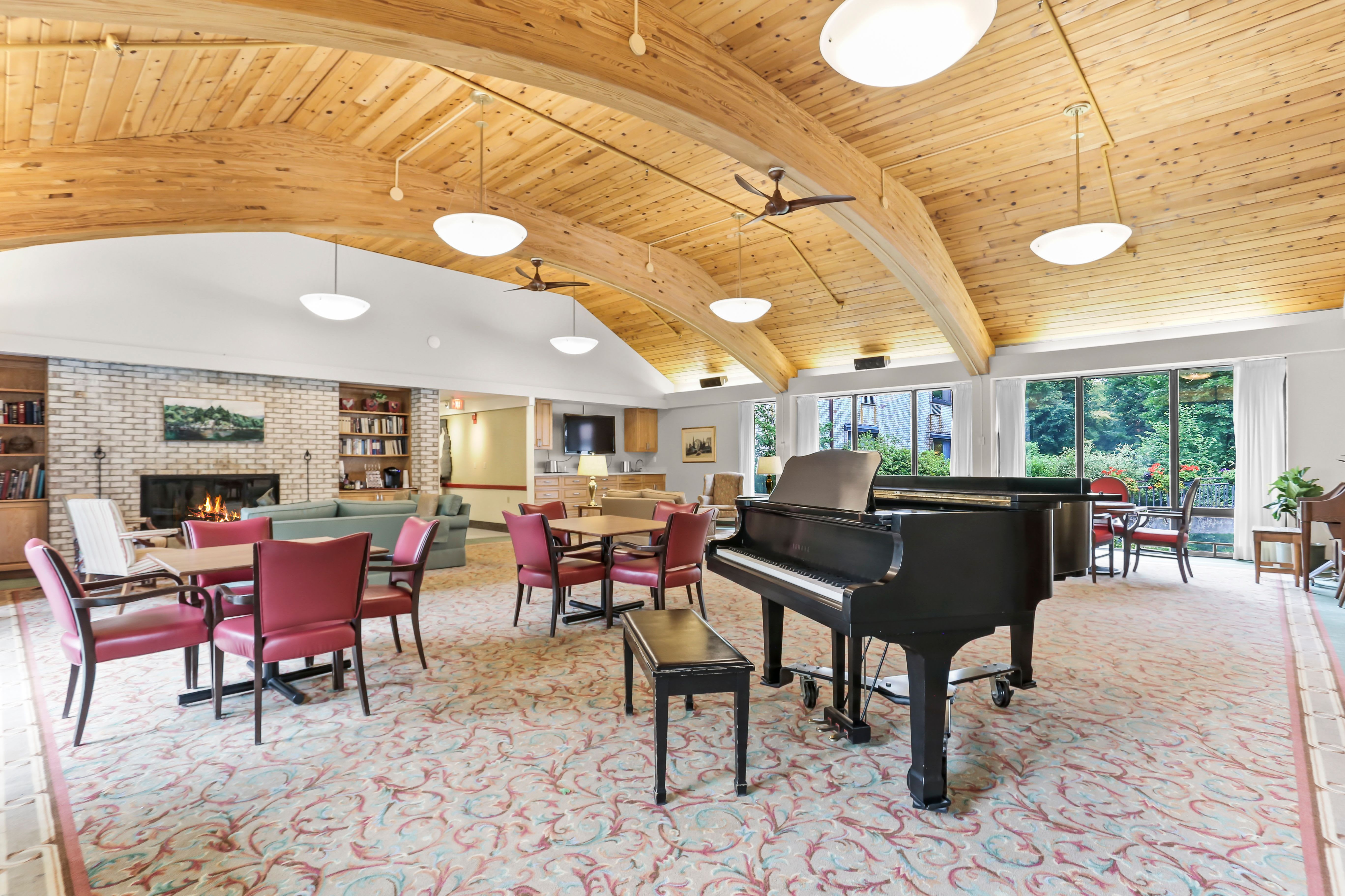 The Inn indoor common area