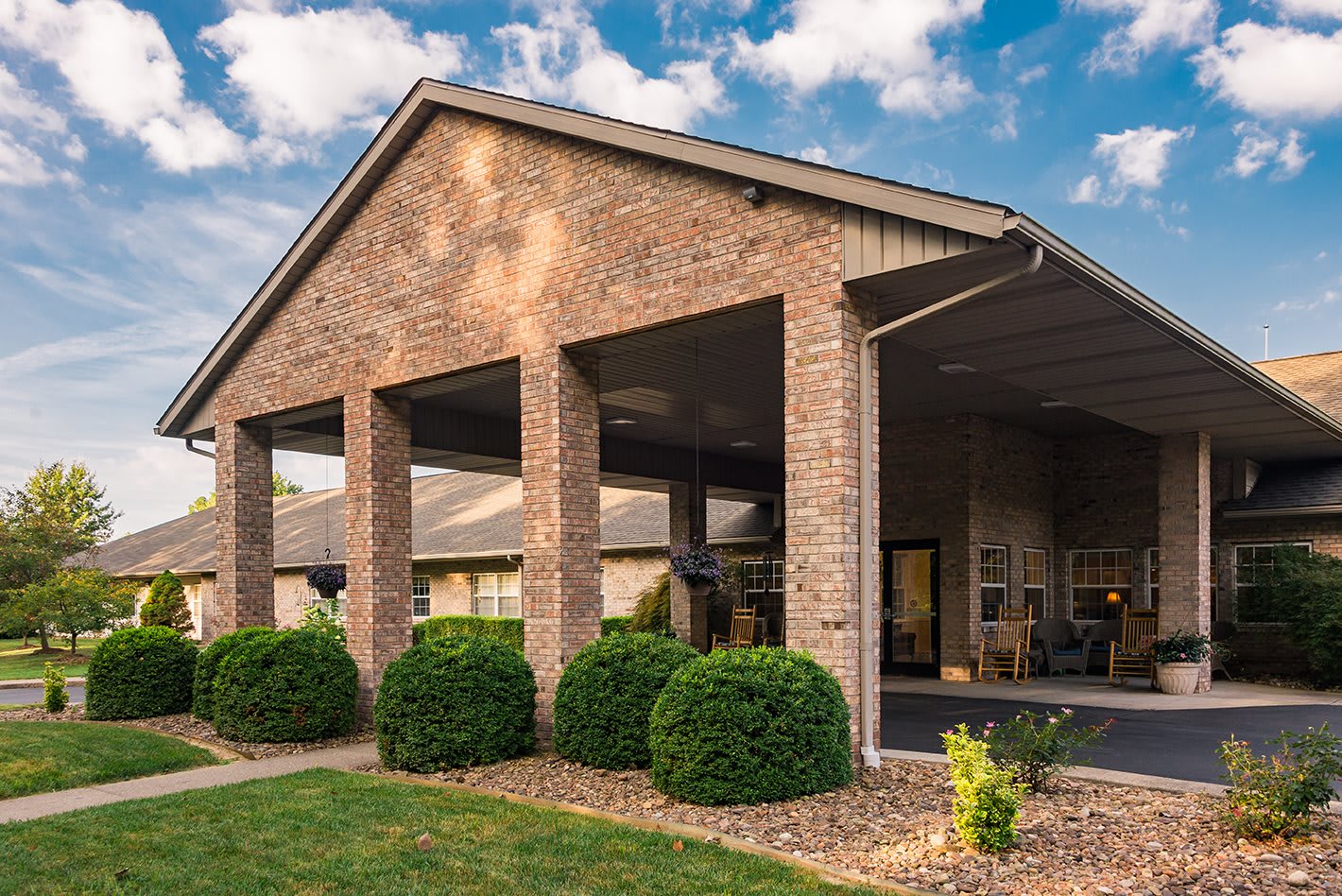 Brookside Village Senior Living community exterior