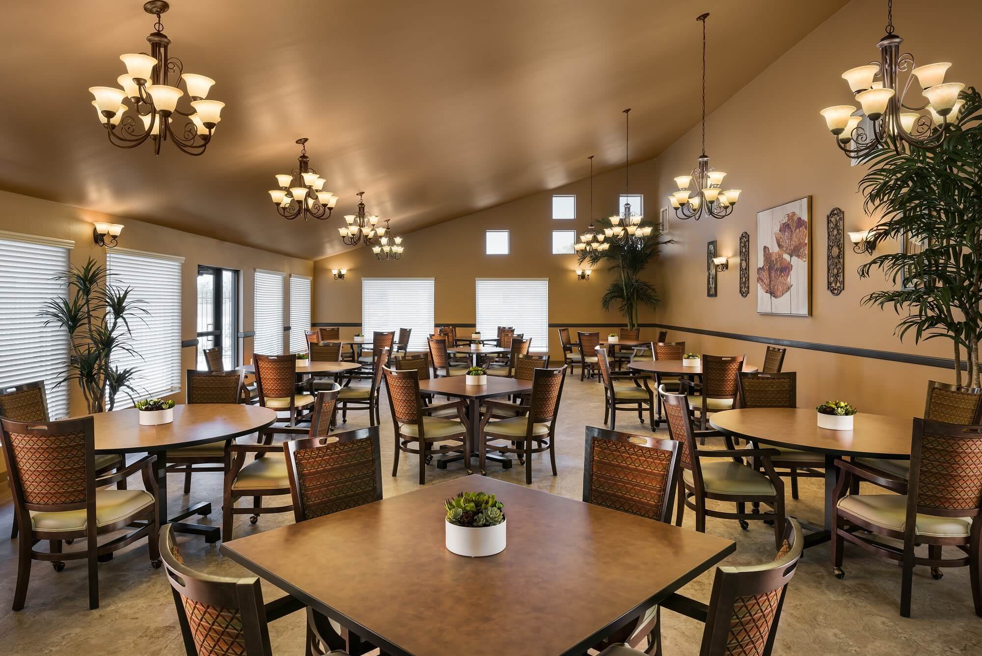 Terra Pointe Memory Care dining room