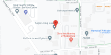 Aegis Living Issaquah in google map