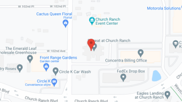 Retreat at Church Ranch in google map