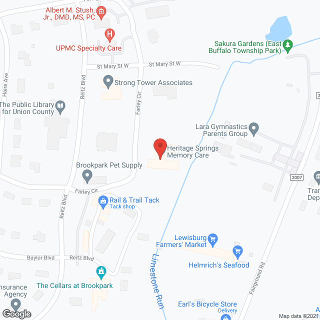 Heritage Springs Memory Care in google map