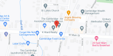 Cambridge in google map