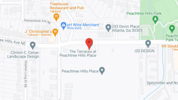 Peachtree Hills Place in google map