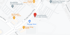 Fountainwood at Lake Houston in google map