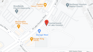Fountainwood at Lake Houston in google map