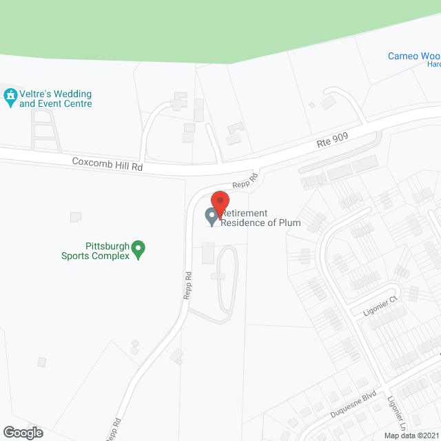 Retirement Residence of Plum in google map