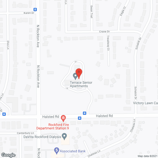 Terrace Senior Apartments in google map