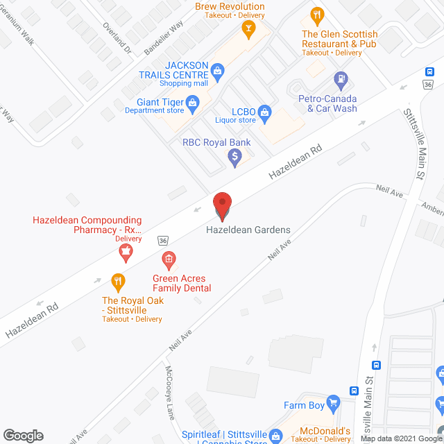 Hazeldean Gardens Retirement Residence in google map