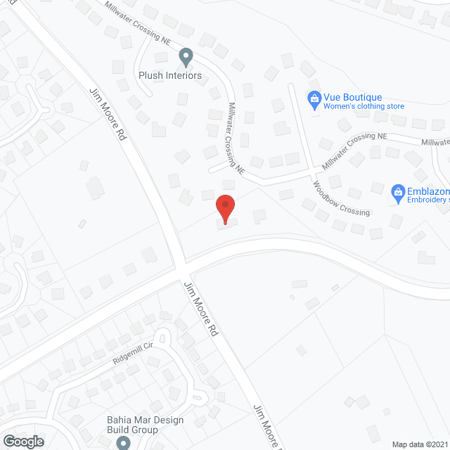 Hamilton Mill Senior Care in google map