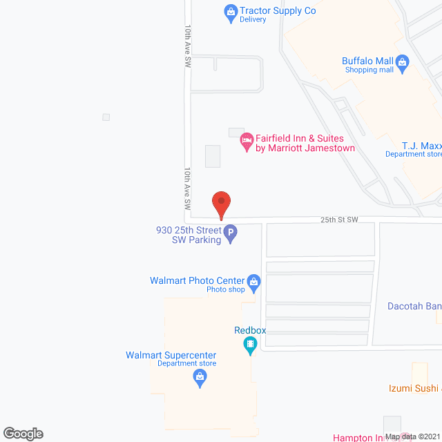 Edgewood Senior Living Jamestown in google map