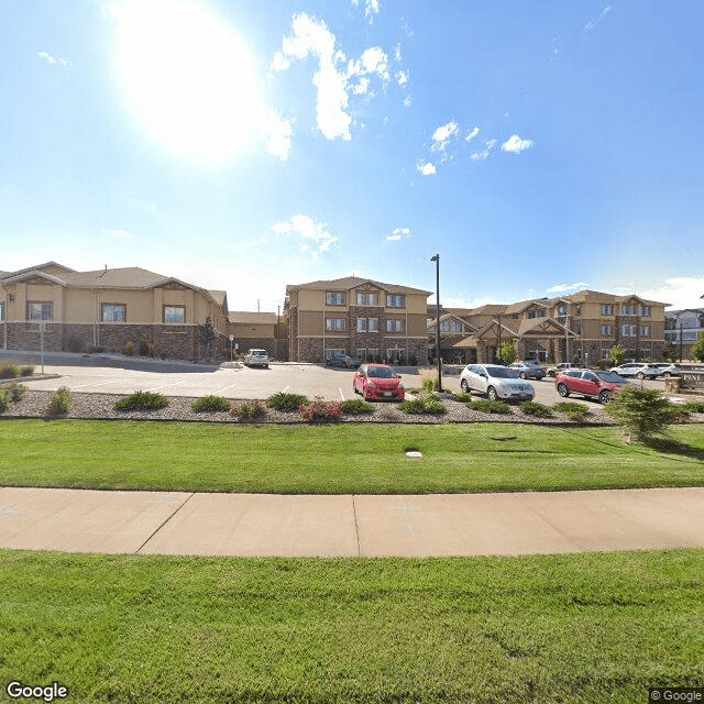 street view of Crown Point Assisted Living and Memory Care Under construction