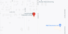 Hearthside Assisted Living in google map
