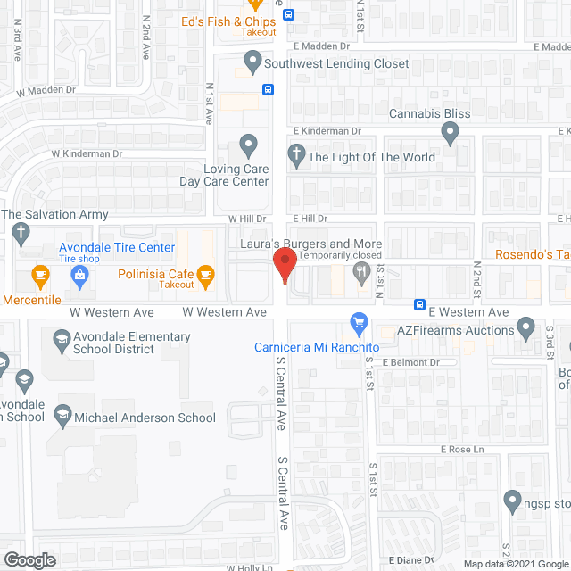 Ocean Senior Care in google map