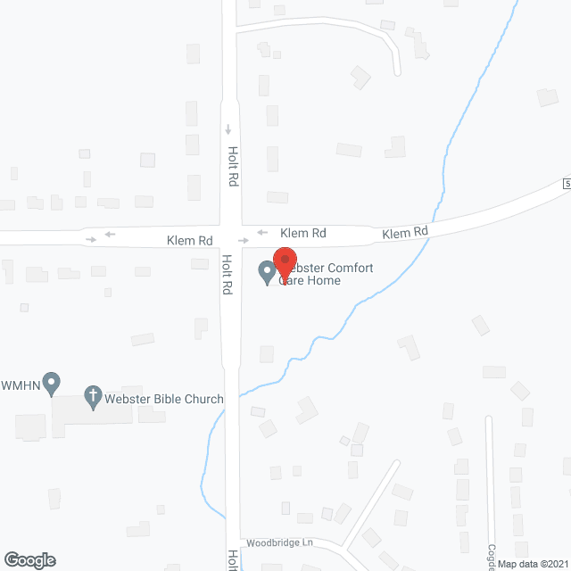 Webster Comfort Care Home in google map