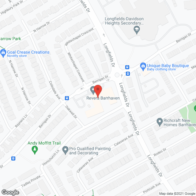 Barrhaven Retirement Community in google map