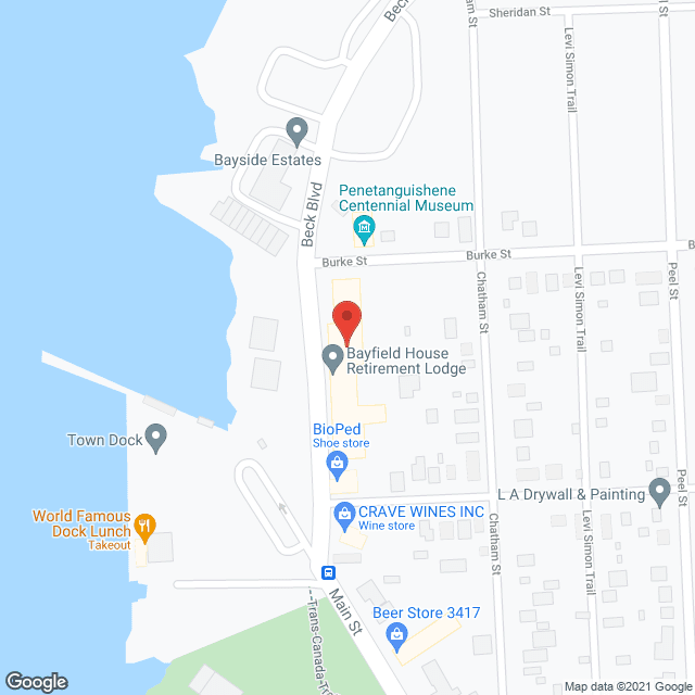 Bayfield House Retirement Lodge in google map