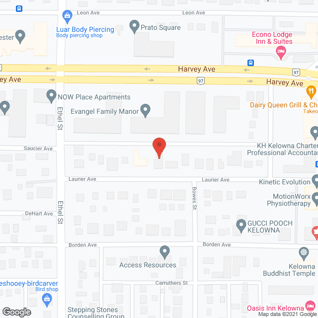 Harmony Living for Seniors in google map