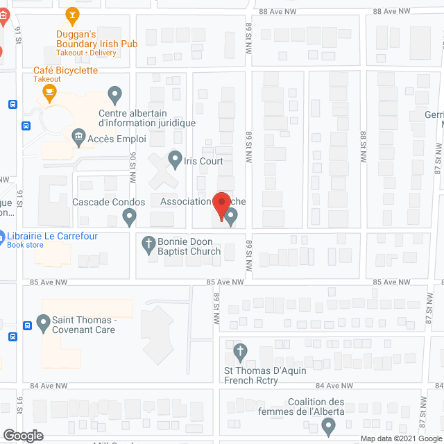 Ted Bradshaw Home (public) in google map