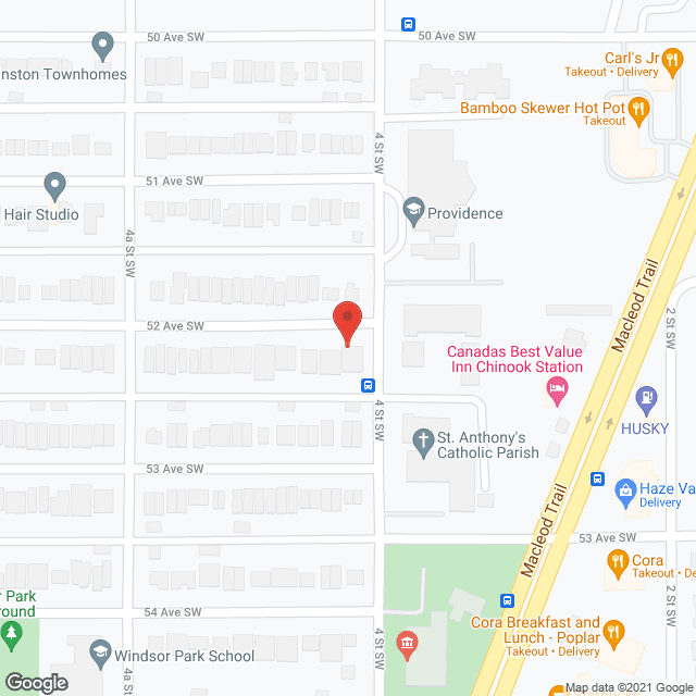 Villa Maria (public) in google map