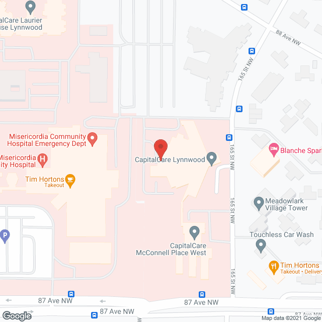 Capital Care Lynnwood (public) in google map