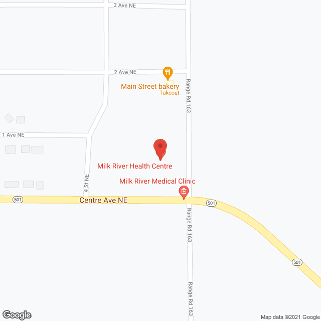 Milk River Health Centre in google map