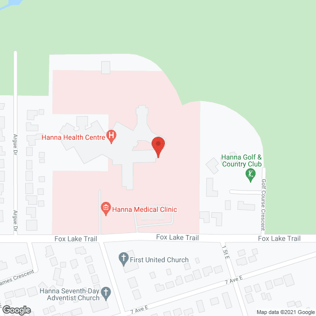 Hanna Health Centre in google map