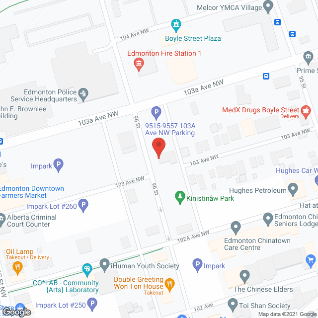 Edmonton People In Need Shelter Society (public) in google map