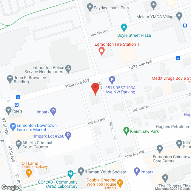 Edmonton People In Need Shelter Society (public) in google map