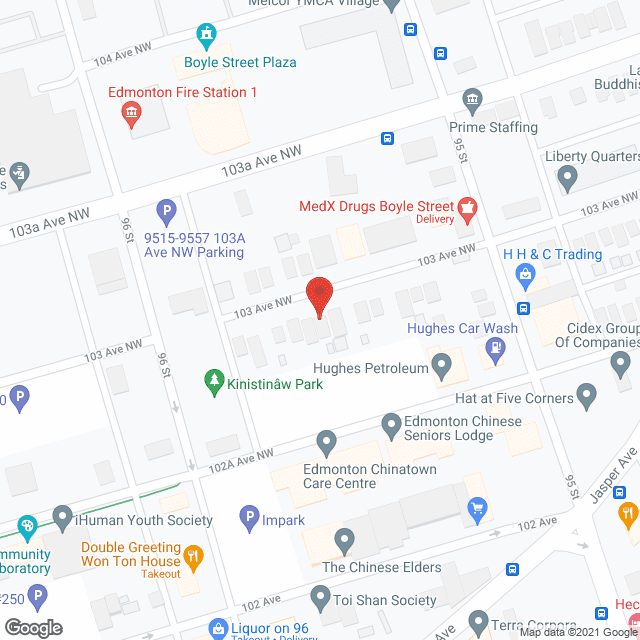 Edmonton People In Need Shelter Society (public) in google map