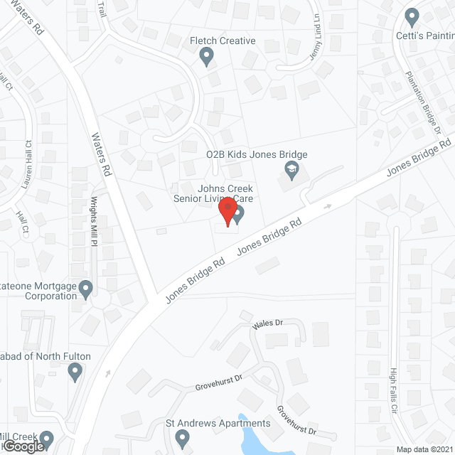 Johns Creek Senior Living Care in google map