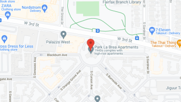 Park La Brea in google map
