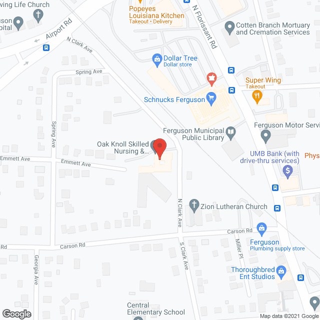 Oak Knoll Nursing Home in google map