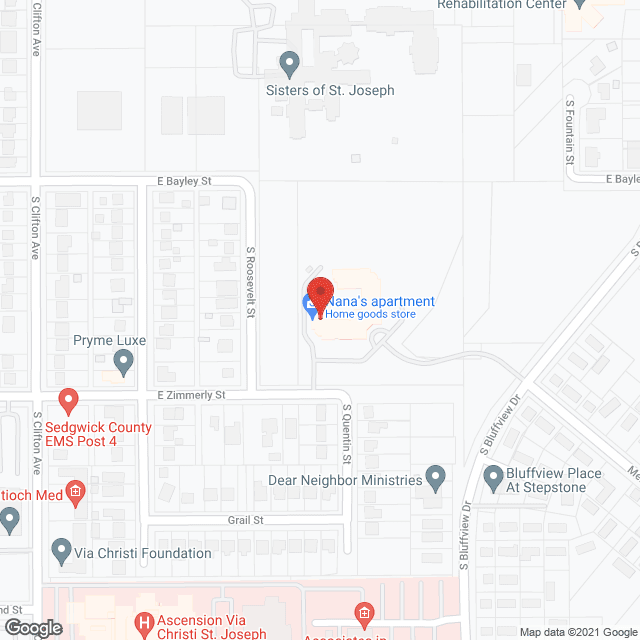 Sheridan Village in google map