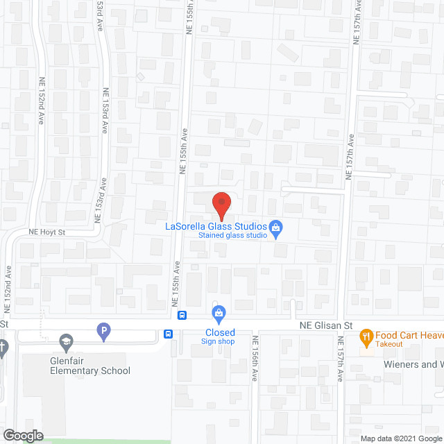 Pop's Adult Care Home in google map