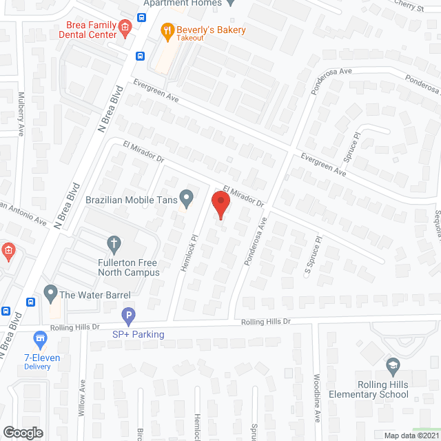 Adeline's Villa in google map