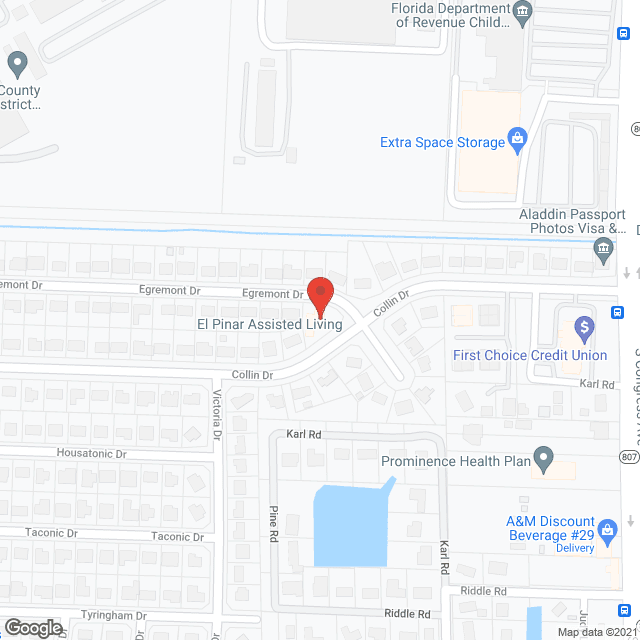 El Pinar Assisted Living Facility in google map