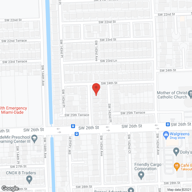 Coral Way Senior Inc in google map