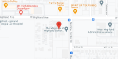 The Magnolia at Highland in google map