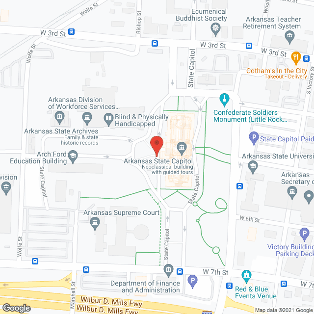 Baptist Health Medical Center-Little Rock in google map