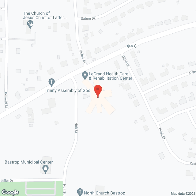 Legrand Healthcare and Rehabilitation Center in google map