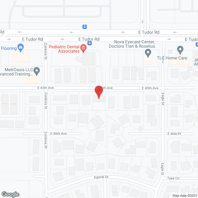 Aero Assisted Living Home in google map