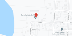Serenity Assisted Living in google map
