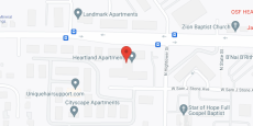 Heartland Apartments in google map