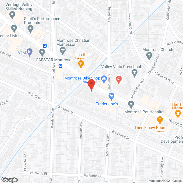 Montrose Senior Apartments in google map