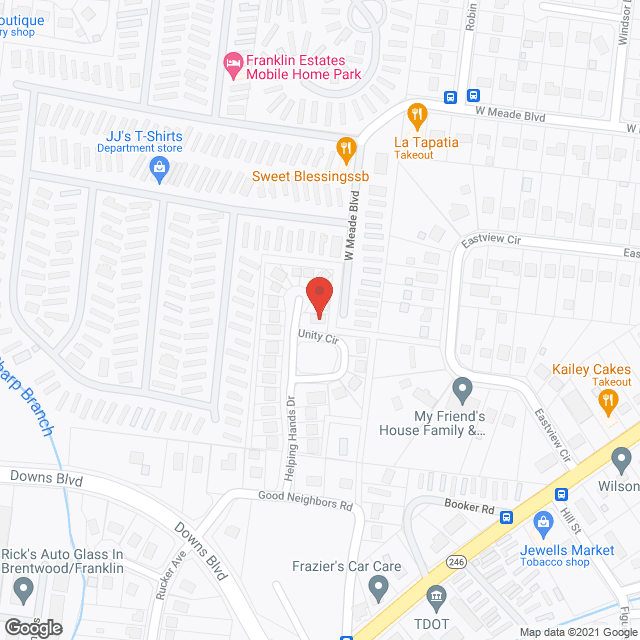 Cozy Corner in google map