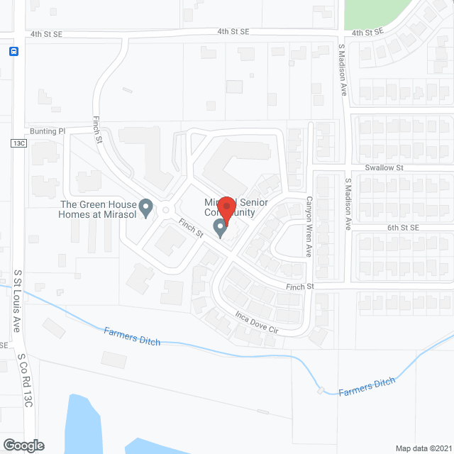 Mirasol Senior Living in google map